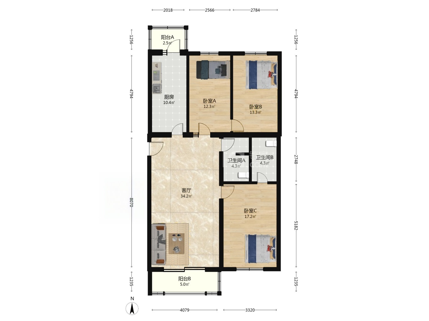 北京天通苑东二区二手房房源图片