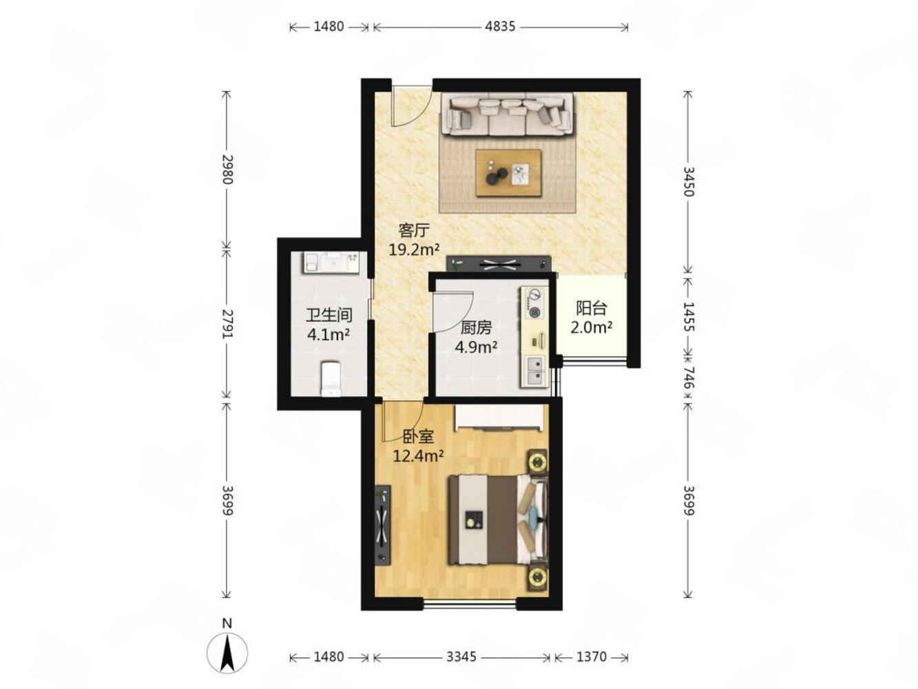 北京晨月园二手房房源图片