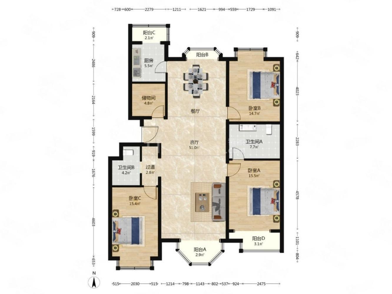 北京观山园(蓝靛厂)二手房房源图片