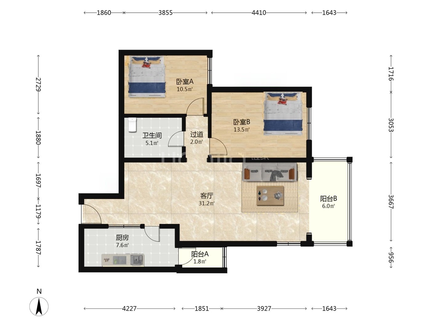 北京天通苑东二区二手房房源图片