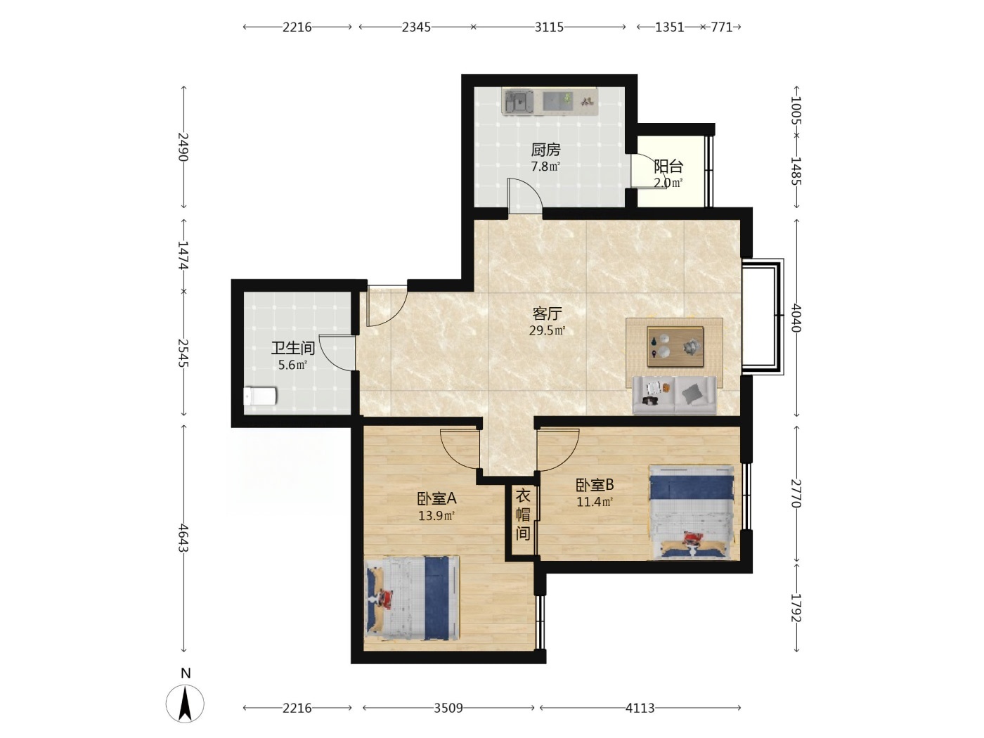 北京天通苑东一区二手房房源图片