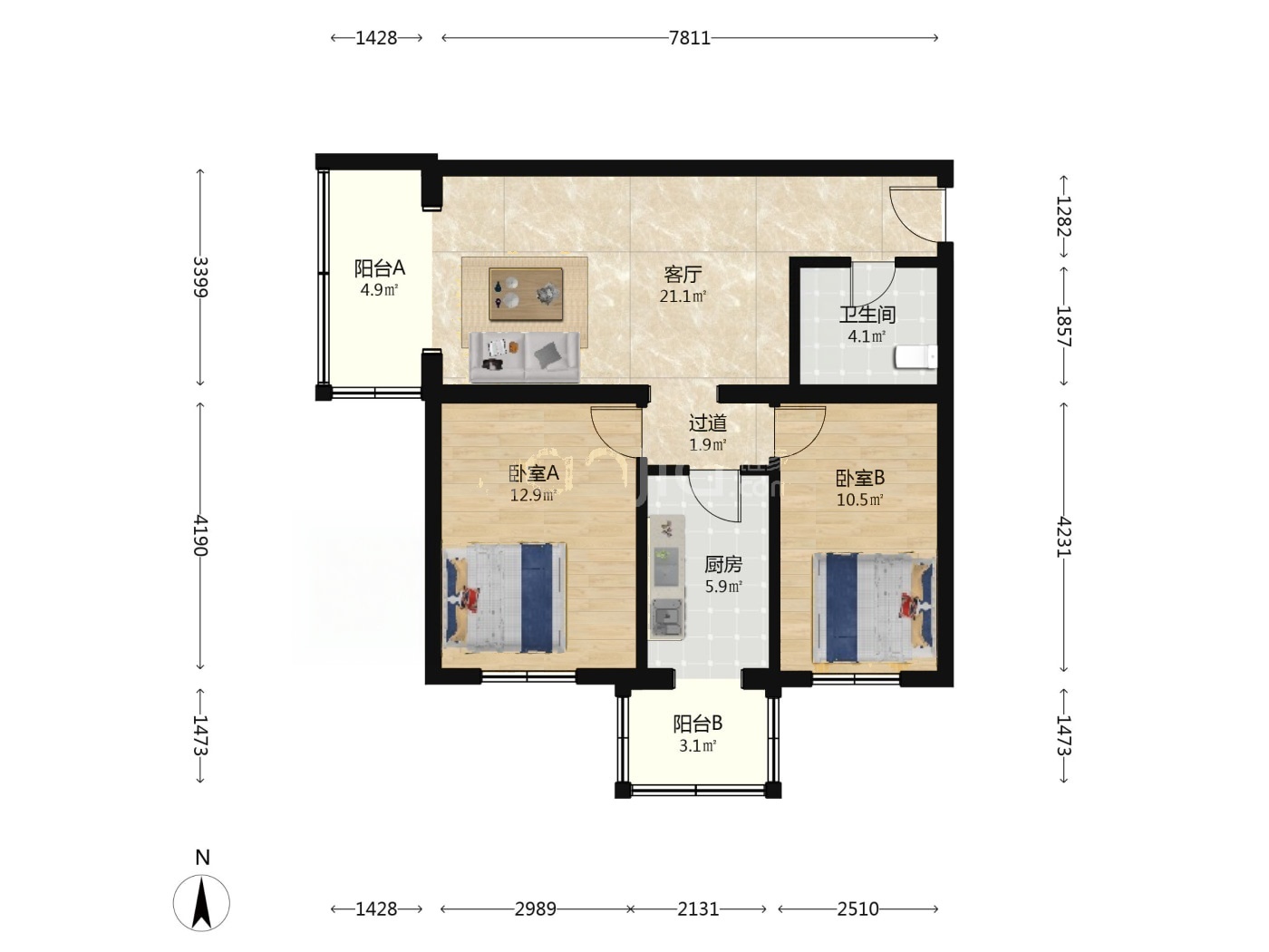 北京天通苑北三区二手房房源图片