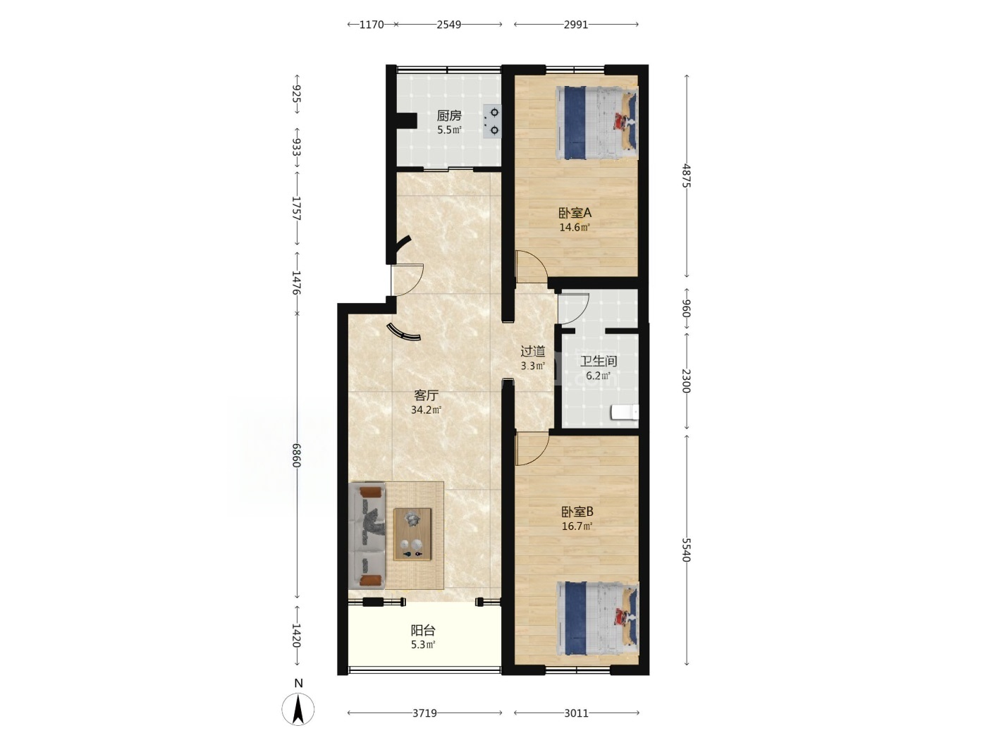 北京天通苑东三区二手房房源图片
