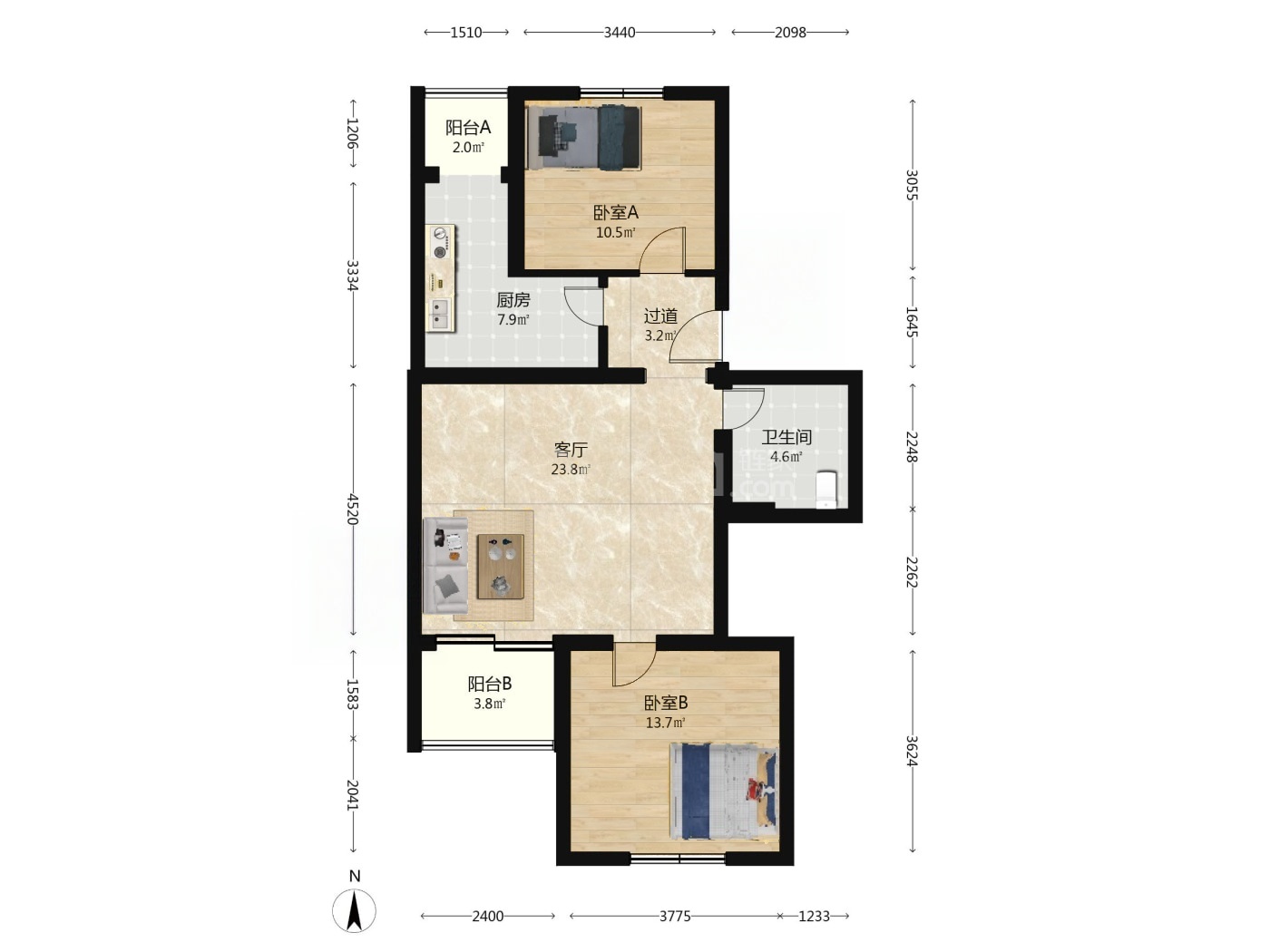 北京天通苑东三区二手房房源图片