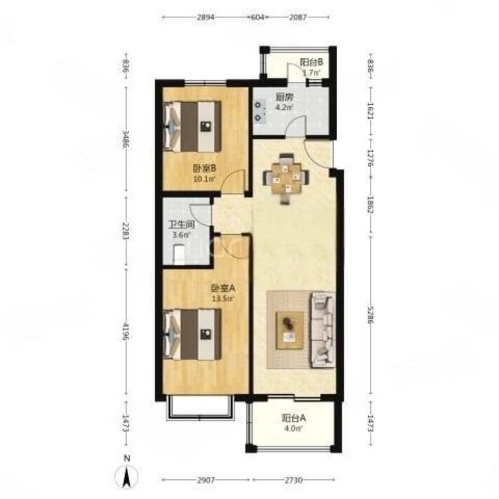 北京鸿博家园(一期B区)二手房房源图片