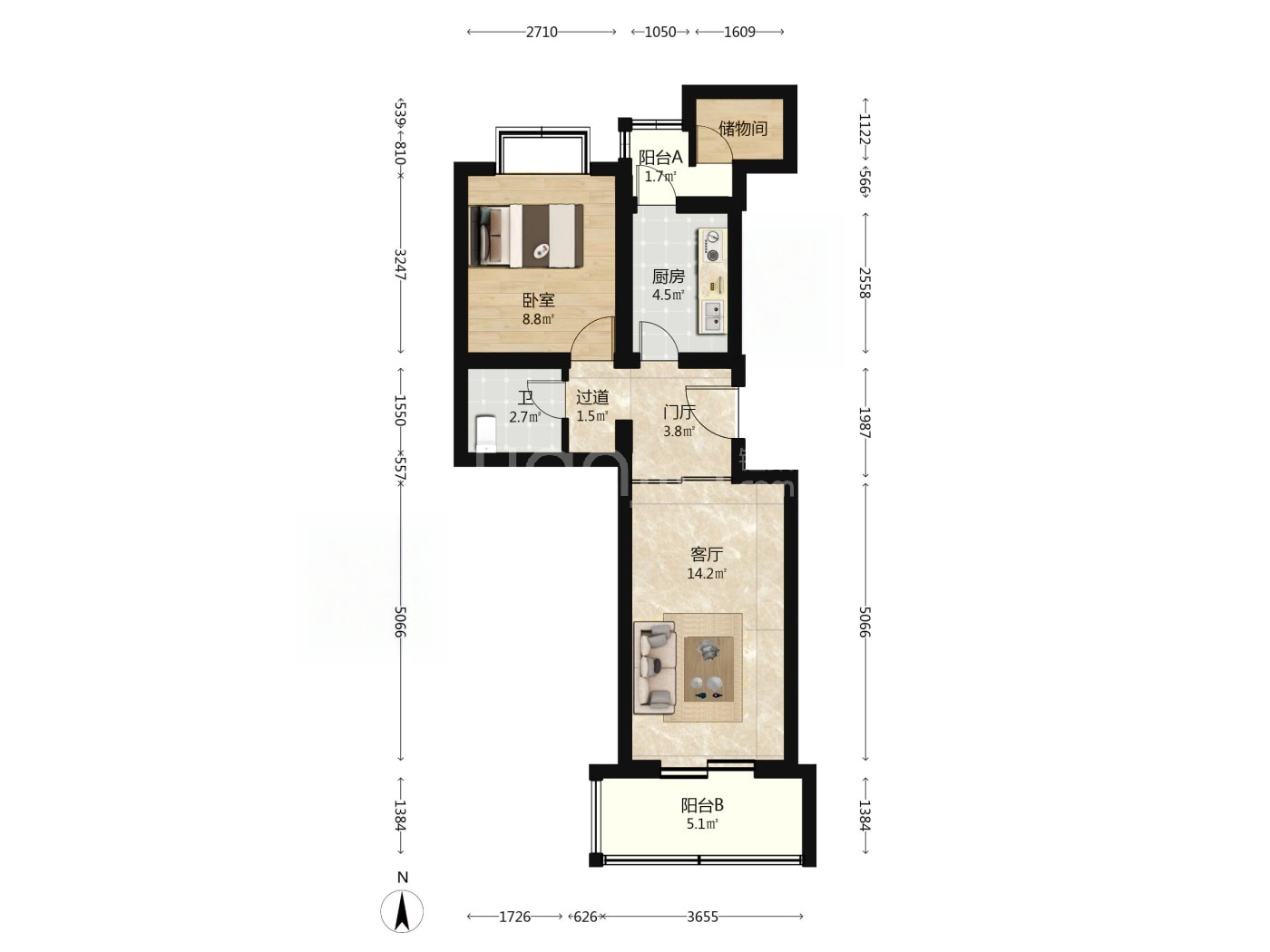 北京吕营嘉园A区二手房房源图片