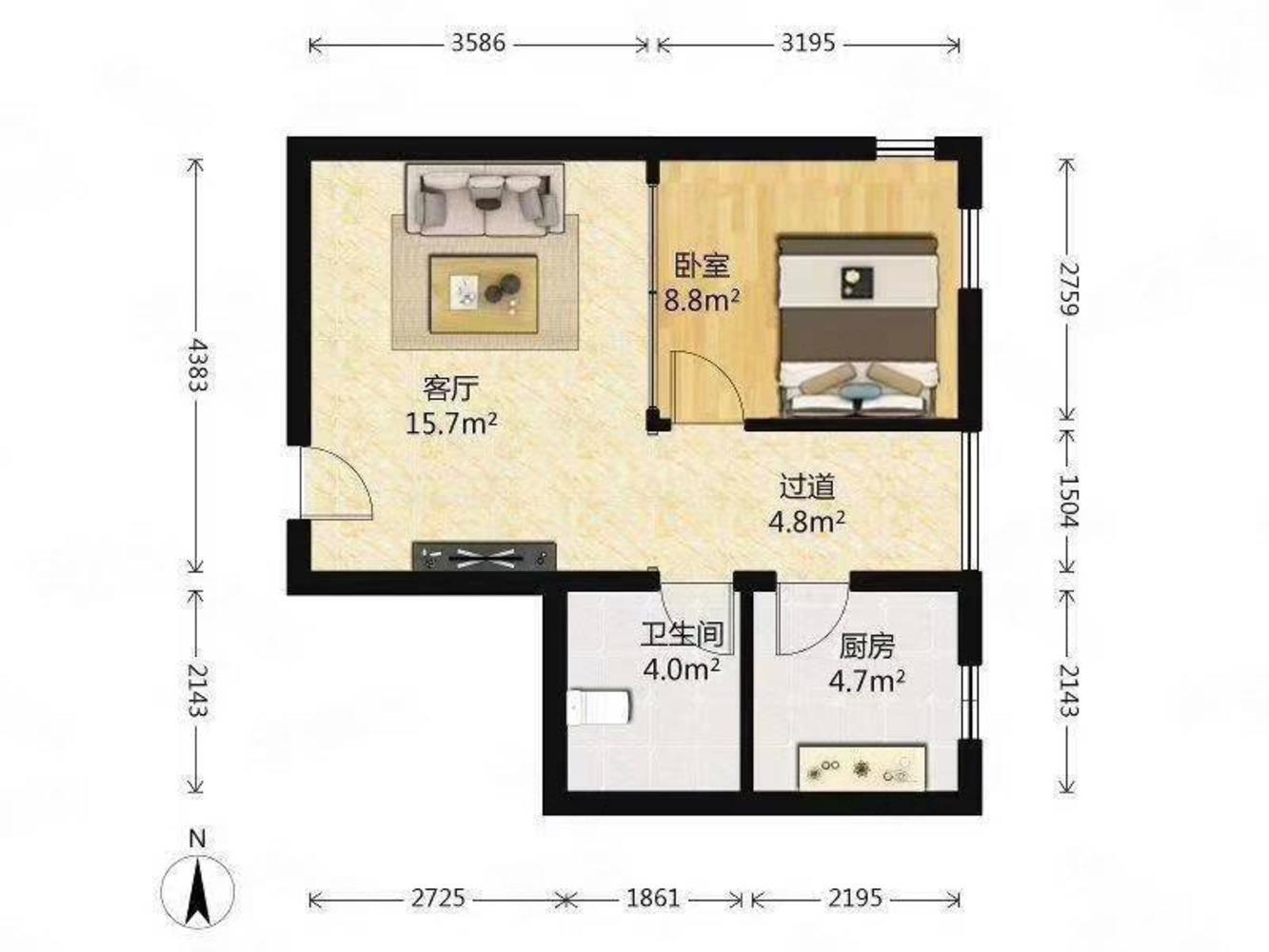 北京恋日绿岛小区二手房房源图片