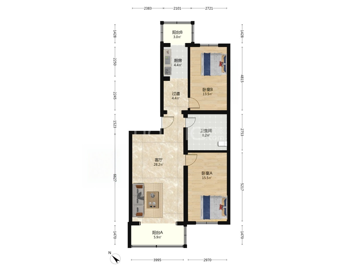 北京天通苑北三区二手房房源图片