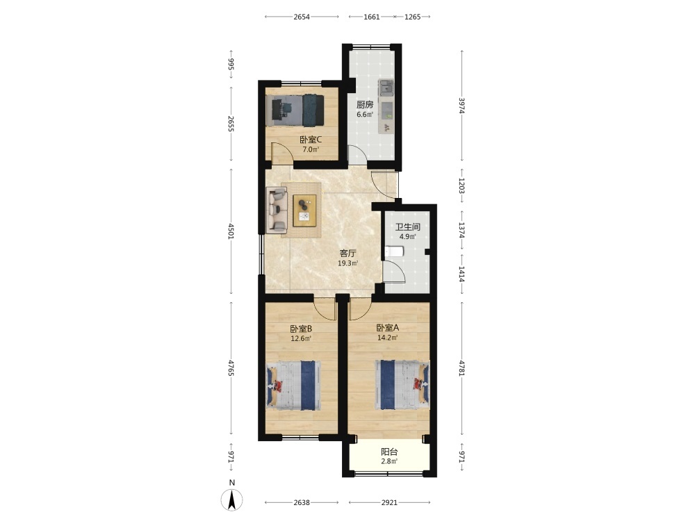 北京太平家园二手房房源图片