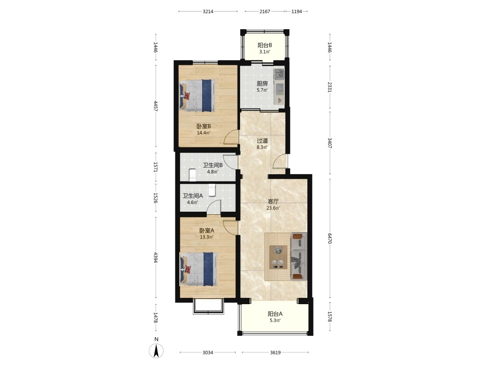 北京天通苑中苑二手房房源图片