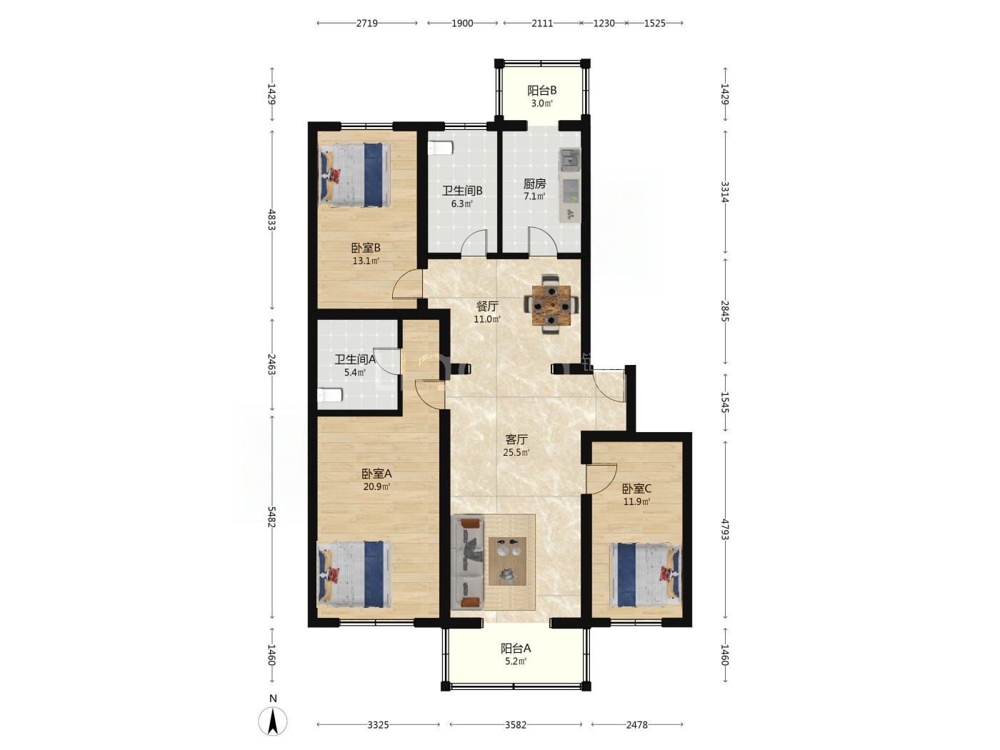 北京天通苑北三区二手房房源图片
