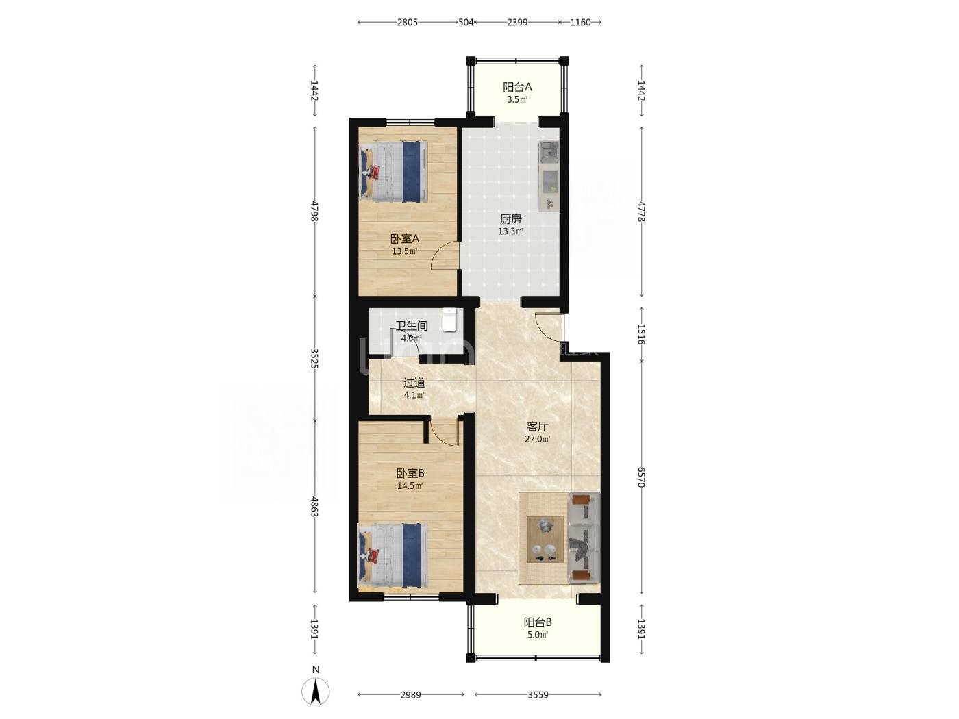 北京天通苑北三区二手房房源图片