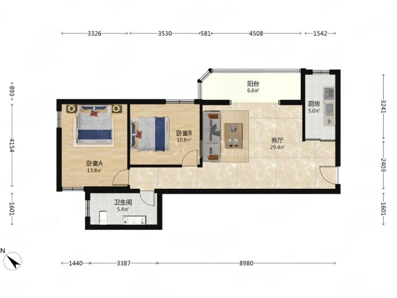 北京远大园六区二手房房源图片