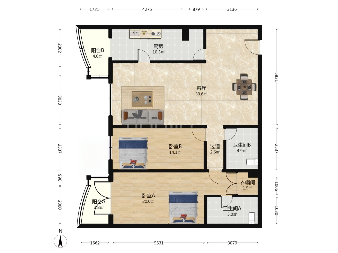 北京天通苑东三区二手房房源图片