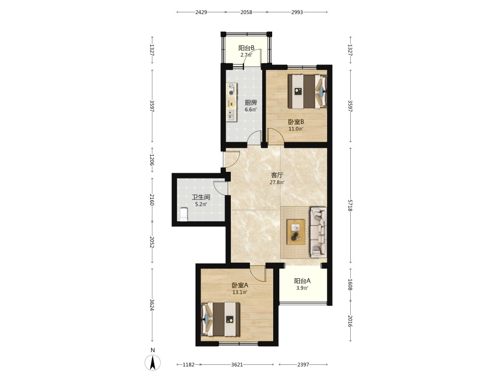 北京天通苑东二区二手房房源图片