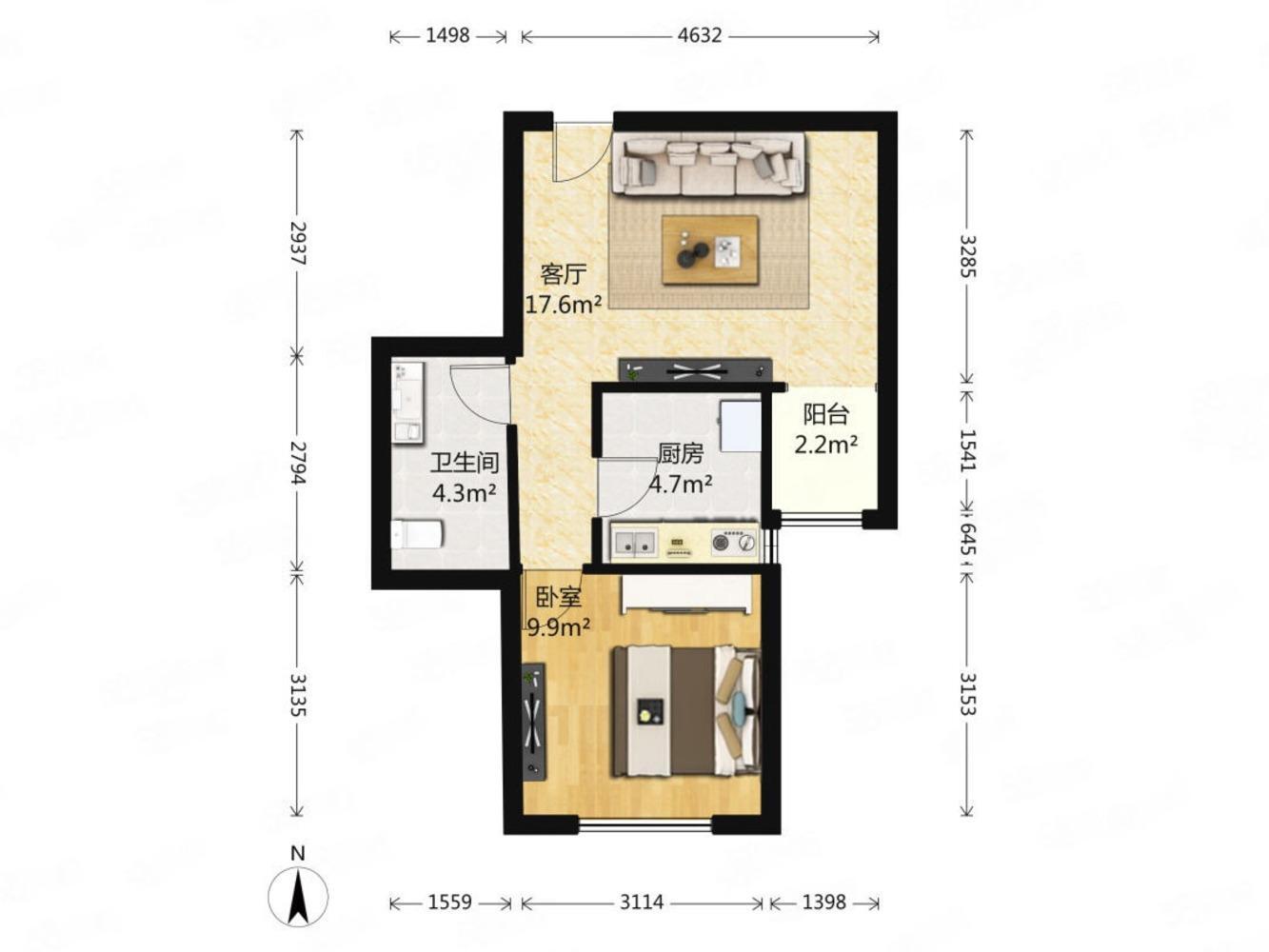 北京晨月园二手房房源图片