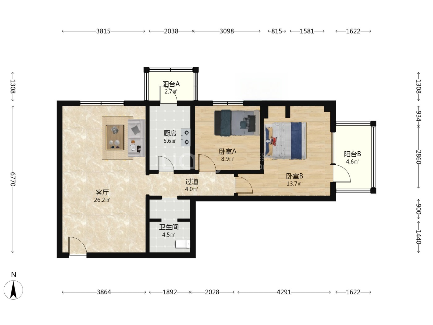 北京天通苑东一区二手房房源图片
