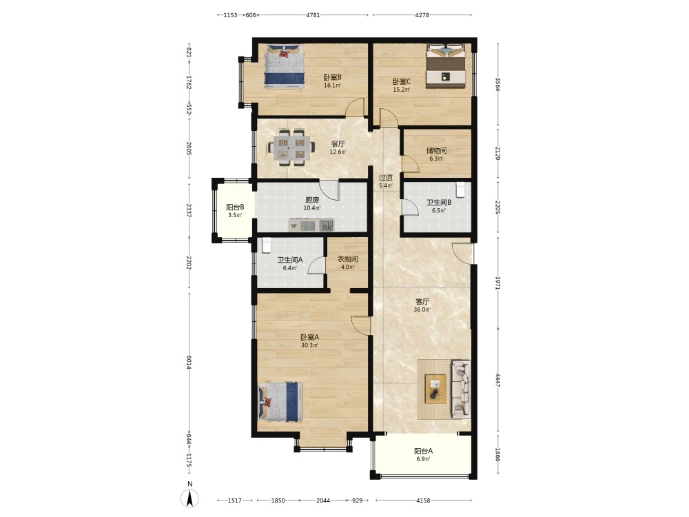 北京天通苑中苑二手房房源图片