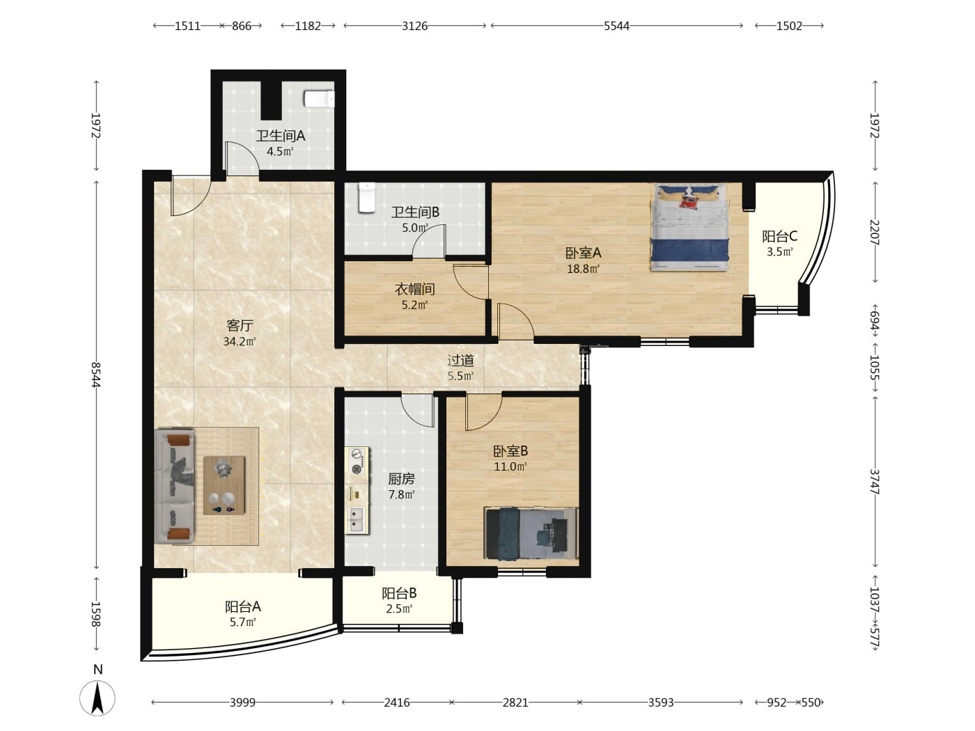 北京天通苑东三区二手房房源图片