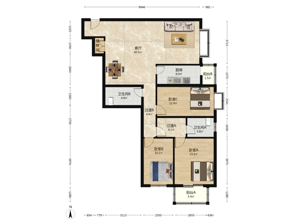 北京天通苑北一区二手房房源图片