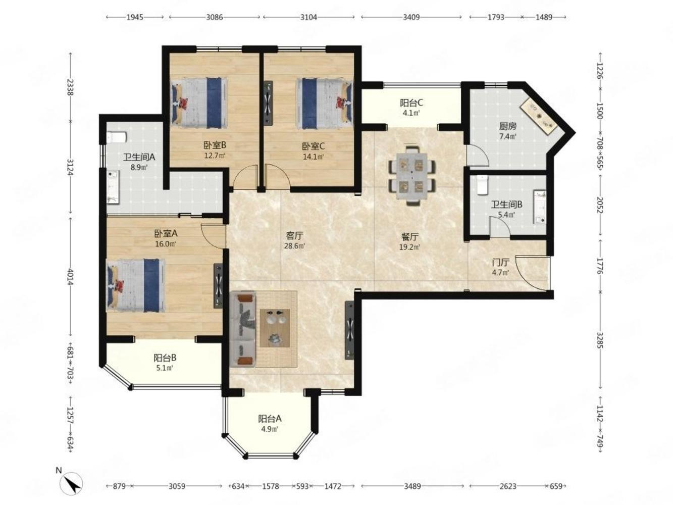 北京垂虹园(蓝靛厂)二手房房源图片