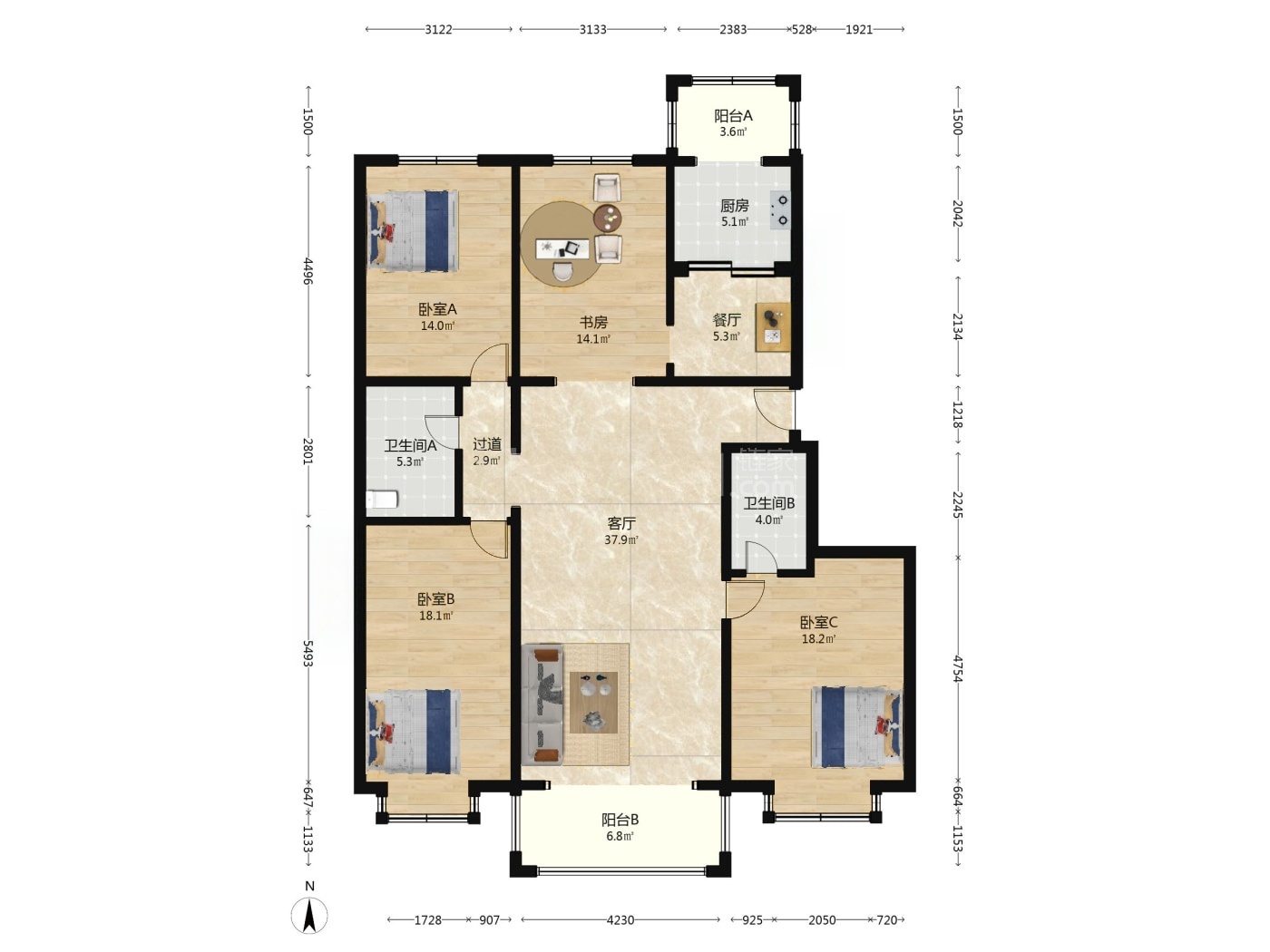 北京天通苑中苑二手房房源图片