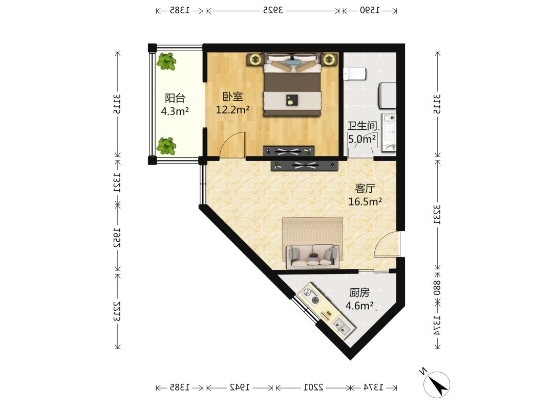 北京晨月园二手房房源图片