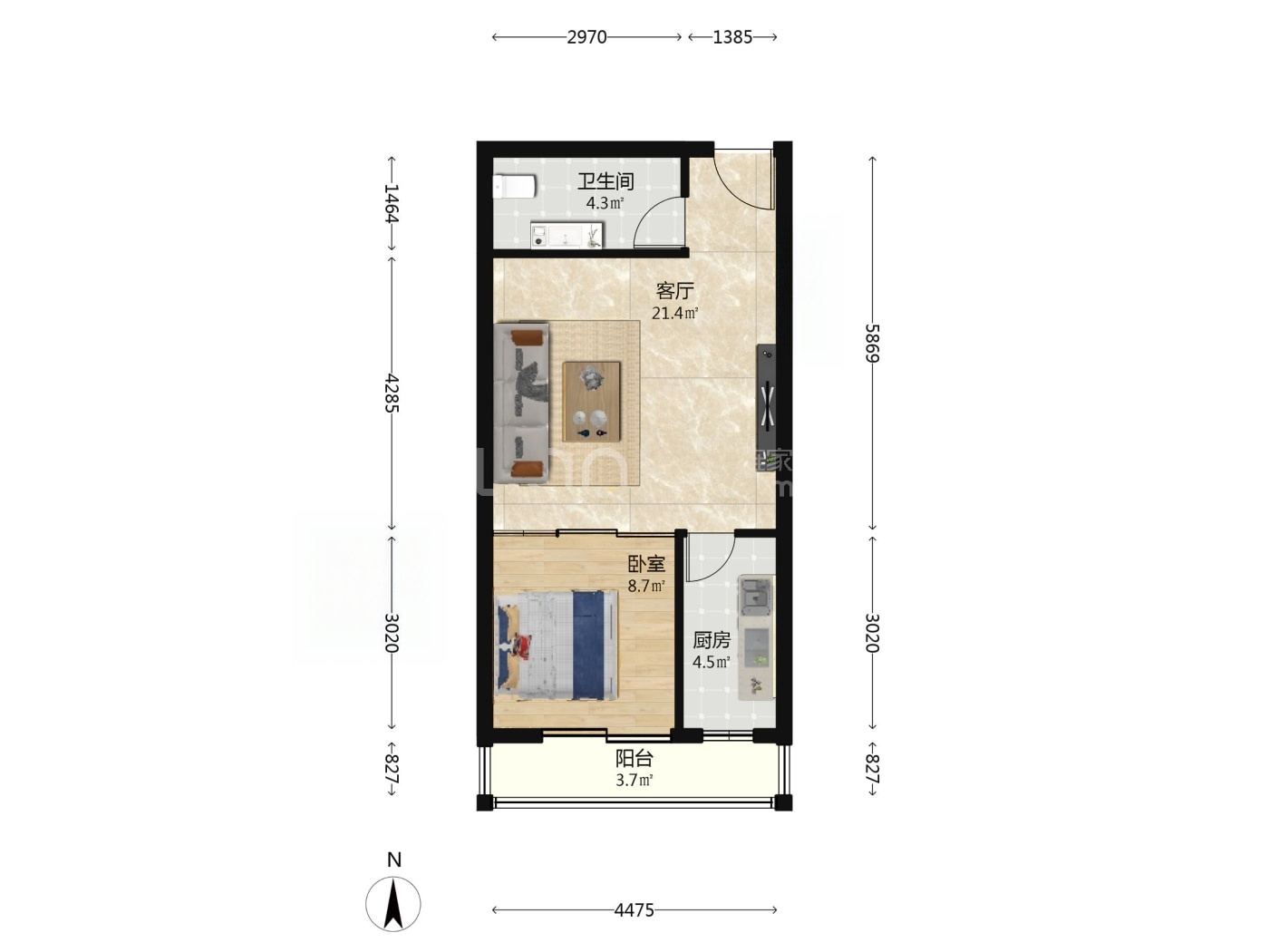 北京鸿博家园一区二手房房源图片