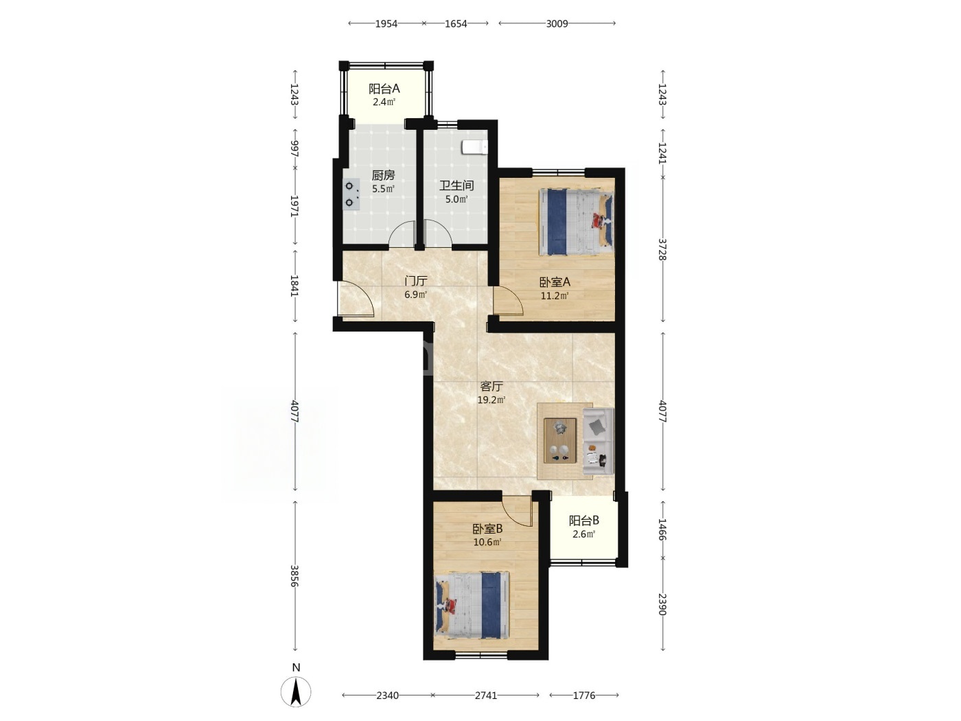 北京天通苑东一区二手房房源图片