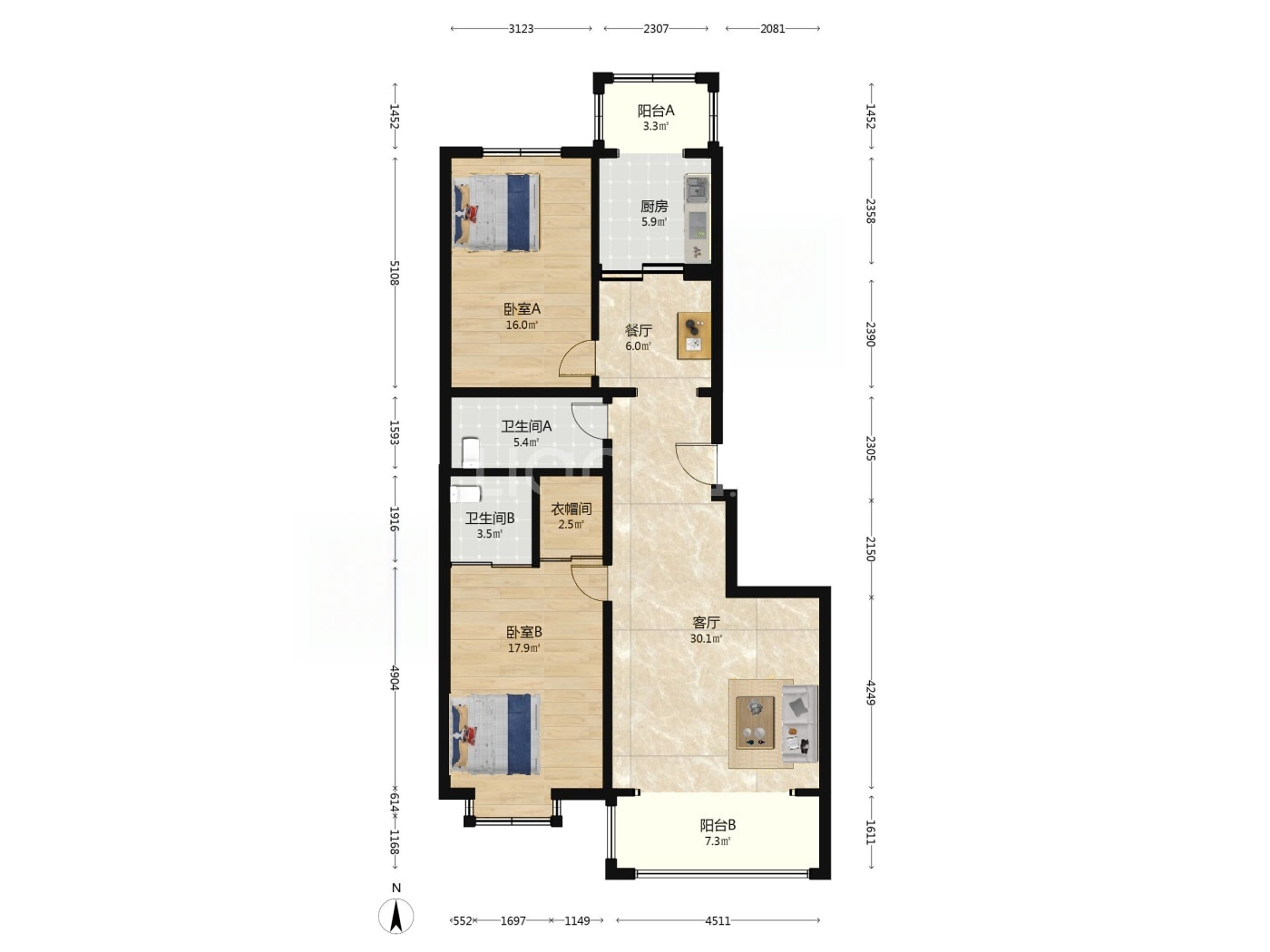 北京天通苑中苑二手房房源图片