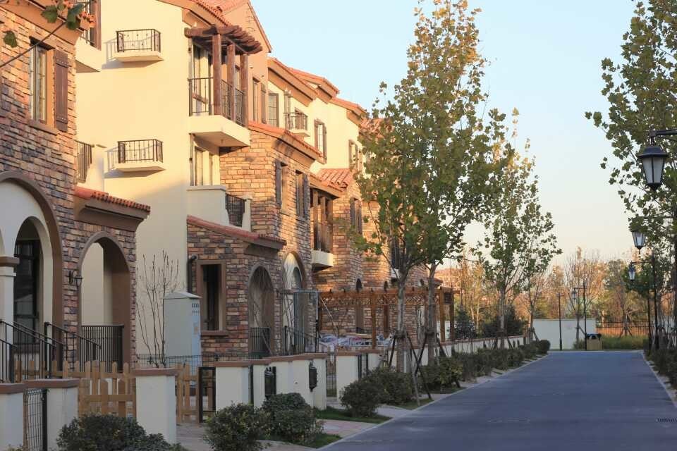 40万平米的大公园 永定河孔雀城联排别墅东边户