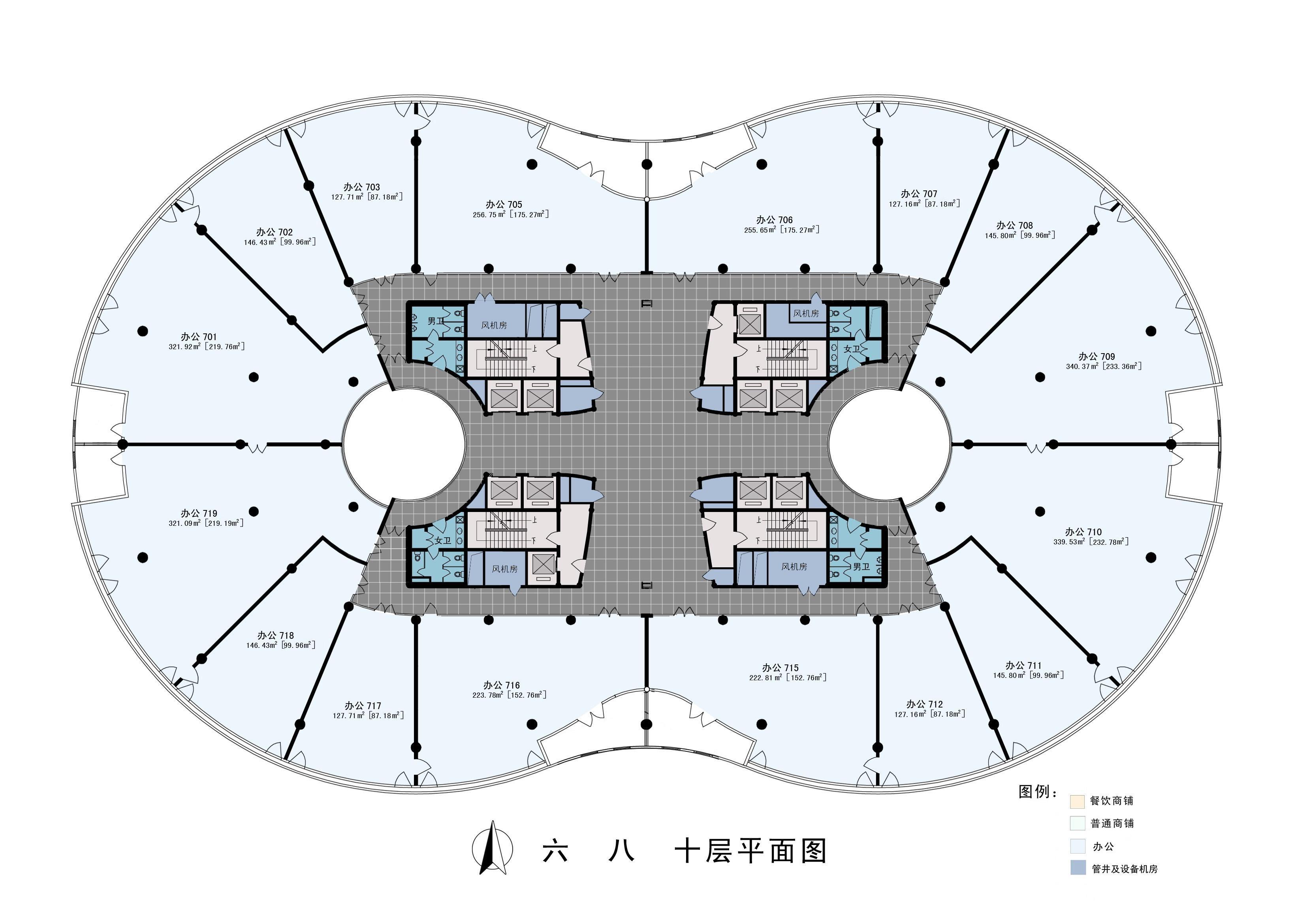 中关村soho200平 有金融政策 户型方正