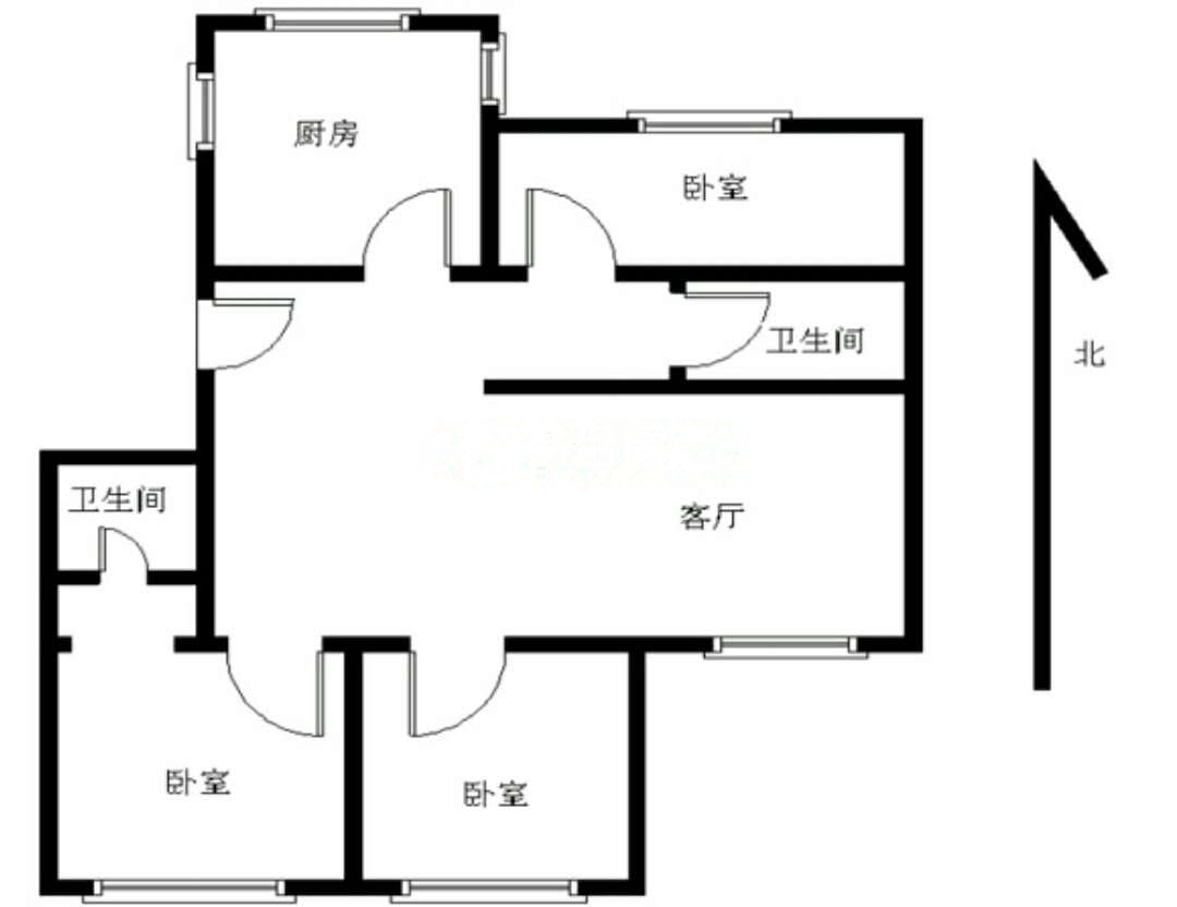新悦家园 南北通透 大三居 送地下室 拎包入住