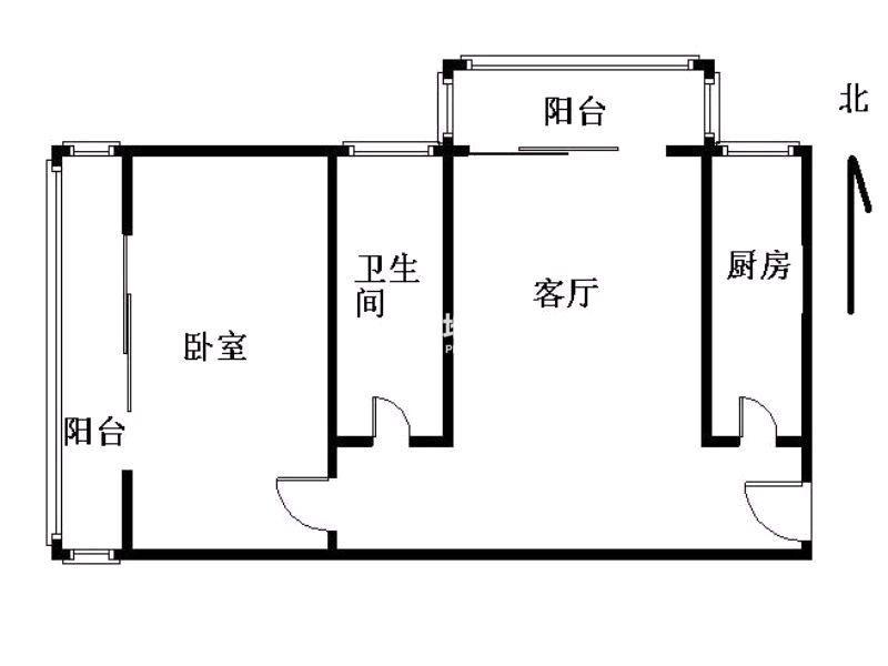 金桥国际公寓_户型图