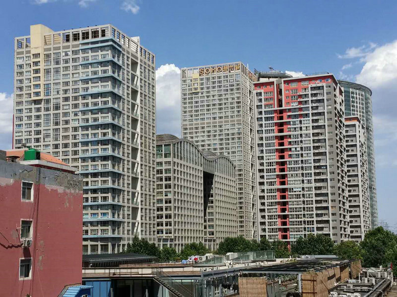 国贸大望路双线地铁soho现代城精装200平纯写随时看