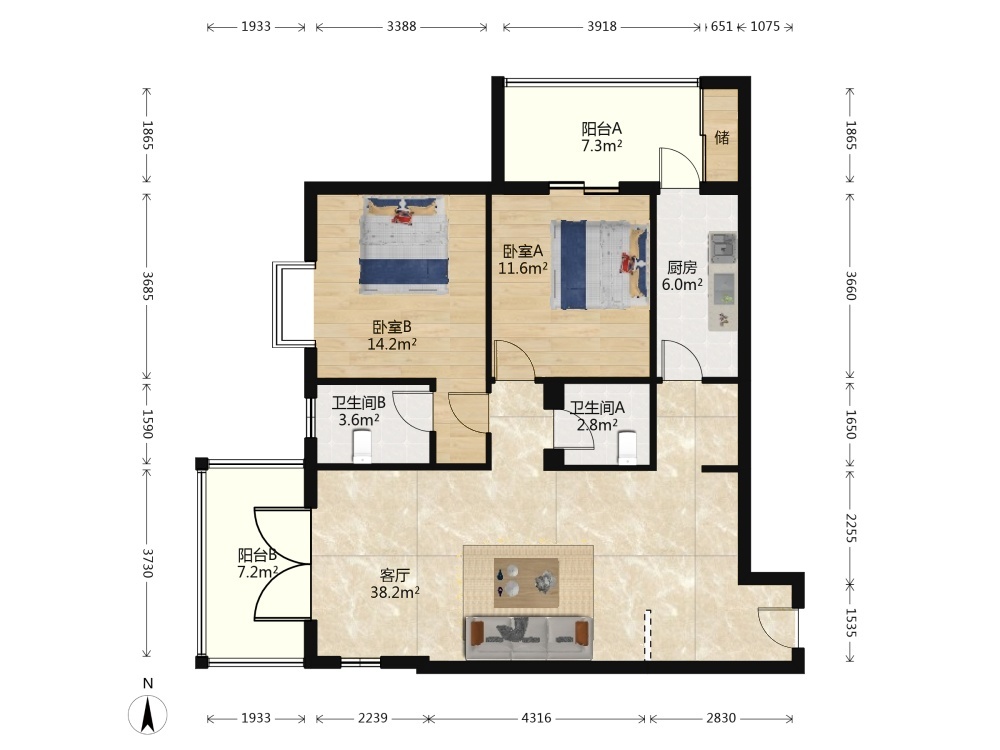 推推99房产网北京二手房房源图片