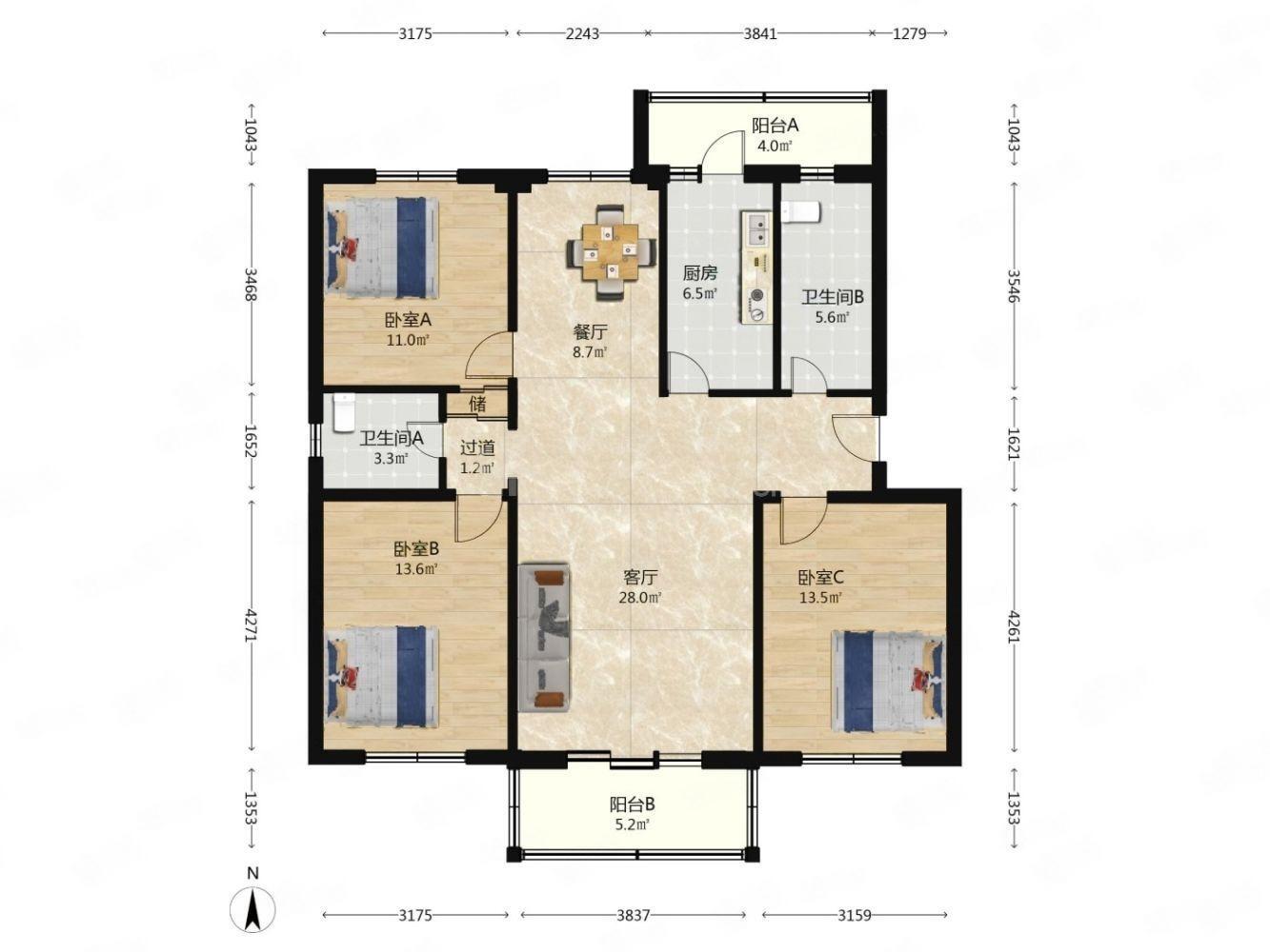 推推99北京房产网建研院出租房房源图片