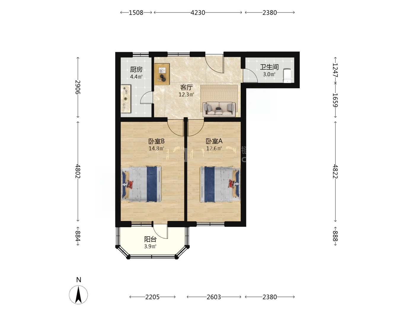 推推99房产网北京二手房房源图片