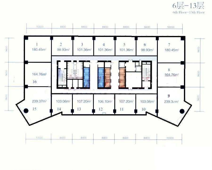 安联大厦写字楼 高端项目特价房出售!