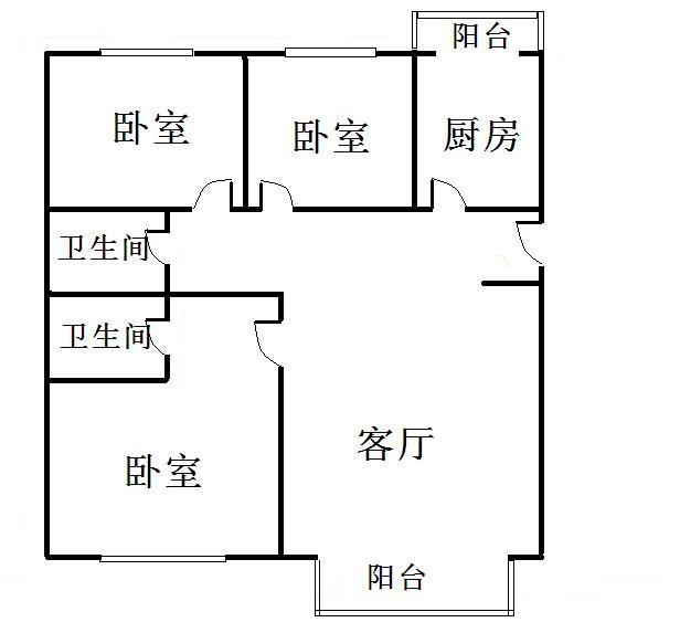 吕营嘉园精装三居满五唯一只卖340万,超高性价比真实房源